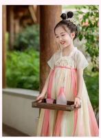 Chicas de rendimiento, conjunto de estudiantes de escuela primaria, disfraz de actuación de estilo antiguo chino para niños, disfraz Tang, Hanfu, OEM - details 13
