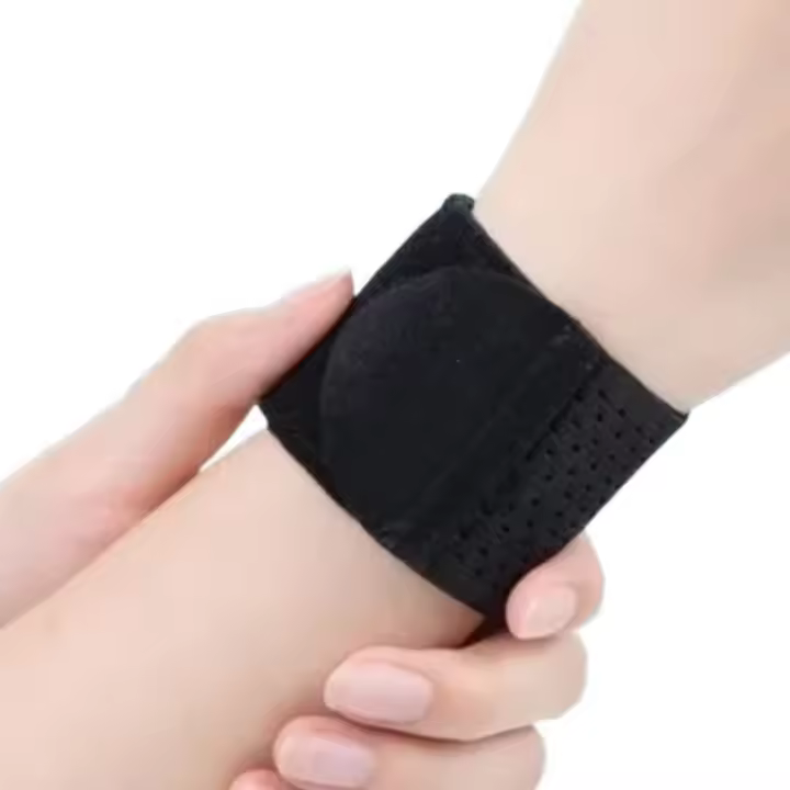 Muñequera deportiva ajustable para gimnasio, muñequera ajustable de compresión ligera, banda de fuerza para Fitness suave y transpirable - 1