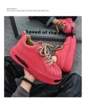 Papá zapatos versátiles casual zapatos deportivos Guochao hombres 2025 nuevos hombres de suela gruesa superficie de cuero aumentando zapatos blancos. - details 13
