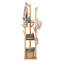 Perchero Ropa de Pie, Colgador de Metal y Mármol Multicolgador con 9 Ganchos y 3 Estantes en Forma de Árbol para Entrada Recibidor Pasillo Dormitorio 32 x 172, 5 cm - details 9