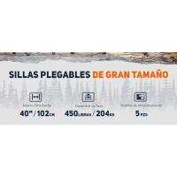 SILLAS PLEGABLES DE GRAN TAMAÑO