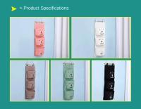 Organizador de Almacenamiento Colgante Impermeable de 3 Bolsillos Ideal para Dormitorio, Sala de Estar, Baño, Armario de Pared - details 9