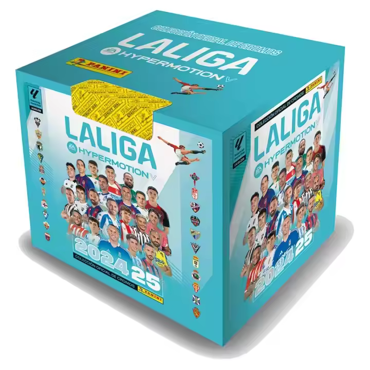 Pegatinas Para La Liga Hypermotion 2024-2025 - Colección de Cromos Estrellas del Fútbol (Caja de 50 Sobres) - 1