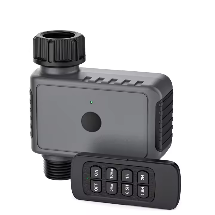 Temporizador de riego con Control remoto, válvula de agua temporizada inteligente, sistema de riego de plantas y flores, temporizador de agua para jardín, invernadero y césped - 1