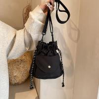 Bolso de hombro ligero y sencillo con bolsillo, bandolera Oxford para viaje, Mini bolso de gran capacidad con cordón, Unisex - details 5