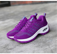Zapatillas de moda para mujer Zapatillas de malla transpirable con amortiguación de aire Zapatos casuales con aumento de altura para mujer - details 13