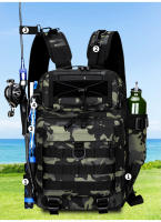 Tactical Chest Bag Waterproof Fishing Backpack Men Multifunction Climbing Travel Sport Crossbody Shoulder Bags Fishing Equipment - details 1