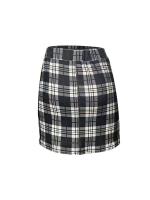Media falda elegante de cintura elástica estilo Qianniao, Falda corta de cintura alta que abraza la cadera - details 23