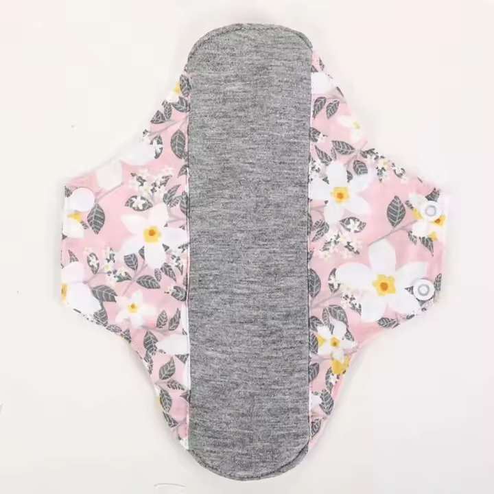 Compresa menstrual absorbente orgánica, reutilizable para evitar fugas de orina, ropa interior lavable, higiene femenina - 1