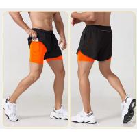 Pantalones Cortos de Correr de Poliéster 2-en-1 con Liner de Compresión y Bolsillo para Teléfono - details 7