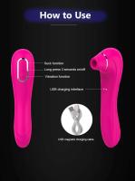 Vibrador de succión de Vagina, estimulador de clítoris de succión de lengua Oral, Juguetes sexuales para adultos, masturbador erótico para mujeres - details 5