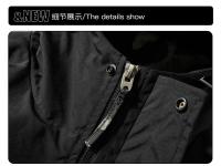 Chaqueta de Camping Casual para Hombres Abrigo con Capucha a Prueba de Viento - details 6