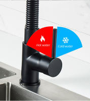 Grifo de resorte para cocina, agua fría y caliente - details 7