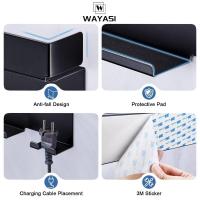 Organizador de herramientas sin soporte de montaje de perforación para linterna y secador de pelo, montaje en pared multifunción - details 2