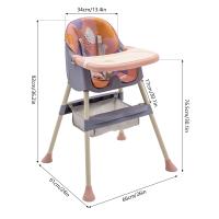 Silla alta desmontable para bebés y niños pequeños, mesa de alimentación para comer, asiento elevador con bandeja, nuevo para 6 meses más - details 6
