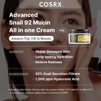 COSRX Best Seller Duo- Crema de Caracol 92 y Esencia de Caracol 96, Gel Hidratante Facial Diario y Suero Hidratante para Cara con Filtro de Secretión de Caracol, Cuidado de la Piel Coreano - details 2