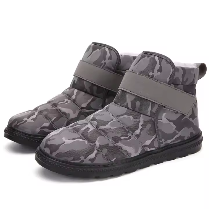 Nuevas botas de nieve, zapatos de algodón cálidos de terciopelo para exteriores - 1