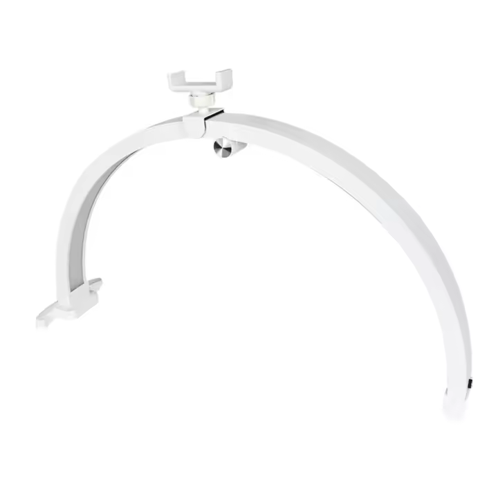 Lámpara de escritorio de uñas de media luna de 22 pulgadas, luz de belleza de manicura plegable con Clip para teléfono, enchufe blanco de EE. UU., 20W, Control táctil - 1