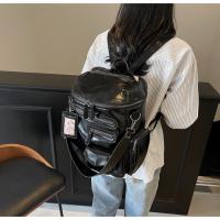 Nueva Mochila Con Cremallera Multibolsillo Para Estudiantes Universitarios, Mochila Escolar De Nicho, Mochila Locomotora De Tendencia Para Mujeres - details 25