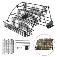 Organizador de especias de 3 niveles desmontable para cocina, canasta de respiración, estante para despensa, estante para encimera, organizador de tarros - details 6
