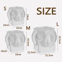 Pecera redonda Ultra transparente, tanque de visualización extraíble de plástico, decoración decorativa de escritorio con vista de 360 grados, pequeño acuario, decoración de escritorio - details 0