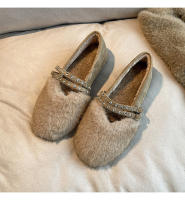 Mary Jane, zapatos esponjosos para mujer en invierno, zapatos de gorro, zapatos de algodón de terciopelo. - details 33