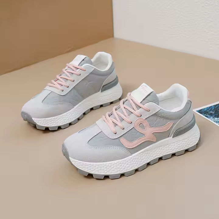 Zapatillas de Papá Nuevas para Niñas Verano 2025 Estilo Callejero Casual con Suela Gruesa para Correr y Elevar la Altura - 1