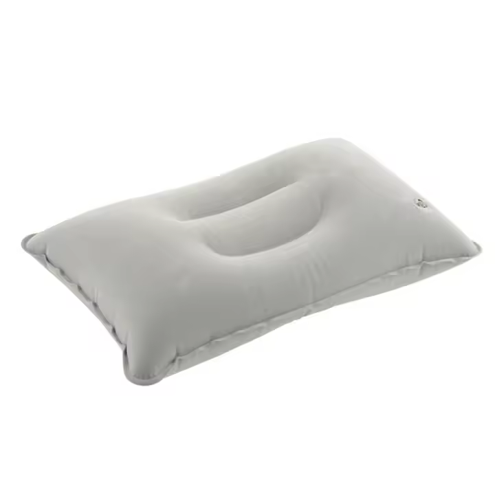 Flocado aire útil viajes viajes dormir Picnic Mat suave almohada cojín lado inflable - 1