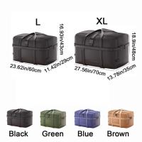 Bolsa de almacenamiento de ropa para edredón de tela Oxford, caja de embalaje de ropa impermeable de gran capacidad, organizador de ropa a prueba de polvo con cremallera - details 0