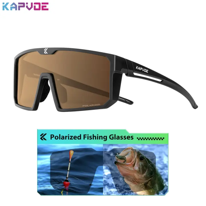 KAPVOE Gafas de Sol Polarizadas Deportivas para Ciclismo al Aire Libre - 1
