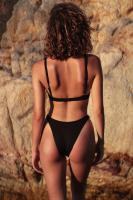 Conjunto de Bikini de Color Sólido de Alta Calidad Estilo Ajustado para Mujeres - details 8