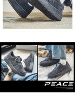 Zapatillas Casuales para Hombre Transpirables con Estampado de Estrella Moda para Correr Caminar Tenis Entrenamiento Deportivo Material de Revestimiento de Cuero Imitación - details 16