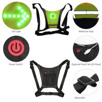 Chaleco Reflectante LED Recargable Visibilidad Alta para Noches de Rutina - details 1