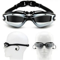Gafas de natación para miopía para adultos, lentes profesionales para piscina, antivaho, ópticas, impermeables, dioptrías - details 6
