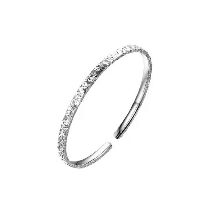 Pulsera de Hielo Explosivo Chapado en Oro Real de 24 Quilates, Duración Larga, Versátil, Regalo de Oro Rompecido para Novia - 1