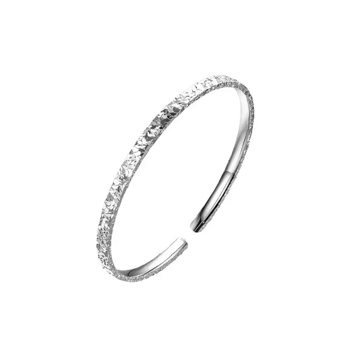 Pulsera de Hielo Explosivo Chapado en Oro Real de 24 Quilates, Duración Larga, Versátil, Regalo de Oro Rompecido para Novia - 1
