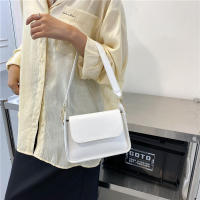 Bolsos cruzados para mujer, bolso de hombro de cuero de PU de Color sólido, bolso pequeño de moda - details 12