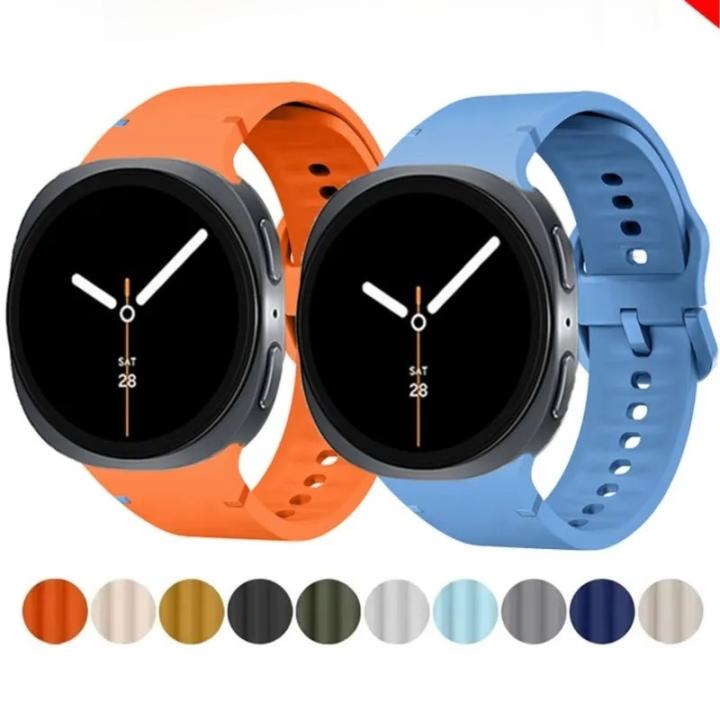 Correa De Reloj De Silicona Para Samsung Galaxy Watch 8 40mm 44mm Reemplazo Deportivo Transpirable Compatible Con Galaxy Watch Classic