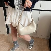 Bandolera de cuero de Pu de Color sólido, bolso Hobo de gran capacidad con forma de luna para mujer, bolso Hobo de estilo coreano para chica - details 22