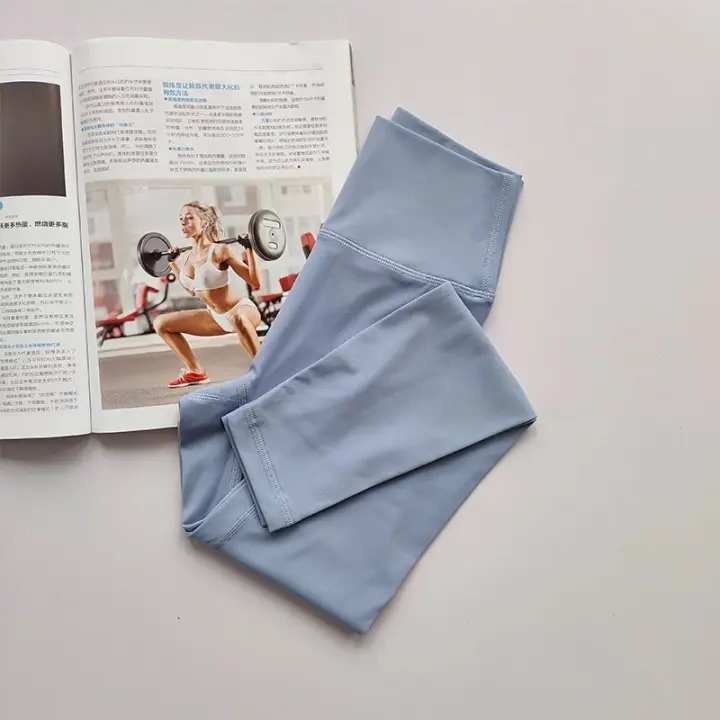 Leggings de Yoga de Cintura Alta Ajuste Perfecto para Fitness y Correr Material de Nylon - 1