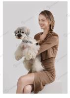 Arnés estilo Simple caminar perros, juego de correas el pecho rayas blancas y negras, suministros para mascotas, a la moda - details 9