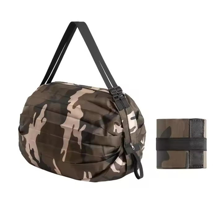 Bolsa de Compras Plegable de Gran Capacidad Bolsa de Almacenamiento Ecológica y Reutilizable para Viajes Bolsa de Grocery Impermeable Portátil - 1
