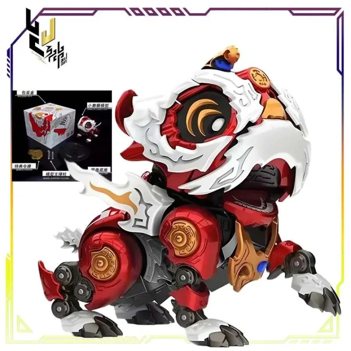 Figuras de acción de juguete de León Guan Gong Xiaowu, serie GALS móvil de aleación Original, tecnología tipo Dios, regalos de modelismo para niños - 1