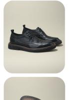 Zapatos de cuero vacuno puro de alta gama, cuero vacuno de primera capa, casuales, transpirables, suela suave - details 6