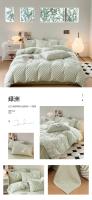 Juego de ropa de cama de algodón de alta calidad, funda de edredón individual, doble, tamaño Queen, juego de ropa de cama con estampado - details 17