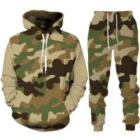 Conjunto de Moda Casual de Alta Calidad con Estampado 3D Sudadera con Capucha y Pantalones - details 2