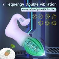 Juguete sexual Unisex, vibrador con 7 modos de vibración y empuje, Control remoto inalámbrico, tapón Anal, punto G - details 1