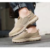 Primavera y verano nuevos mocasines de un pedal de gran tamaño zapatos casuales de manga transpirable de lona zapatos de conducción sueltos perezosos - details 5