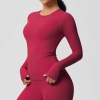 Camisetas de Entrenamiento Sin Costuras para Mujer Ropa Deportiva de Yoga de Manga Larga - details 38