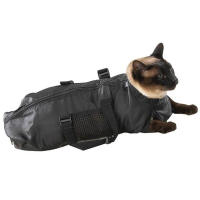 Bolsa de baño con tres cremalleras traseras para gatos, resistente a la suciedad, fácil de lavar, para baño y cuidado de gatos - details 0